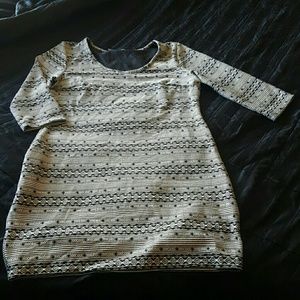 3/4 Sleeve Mini Dress